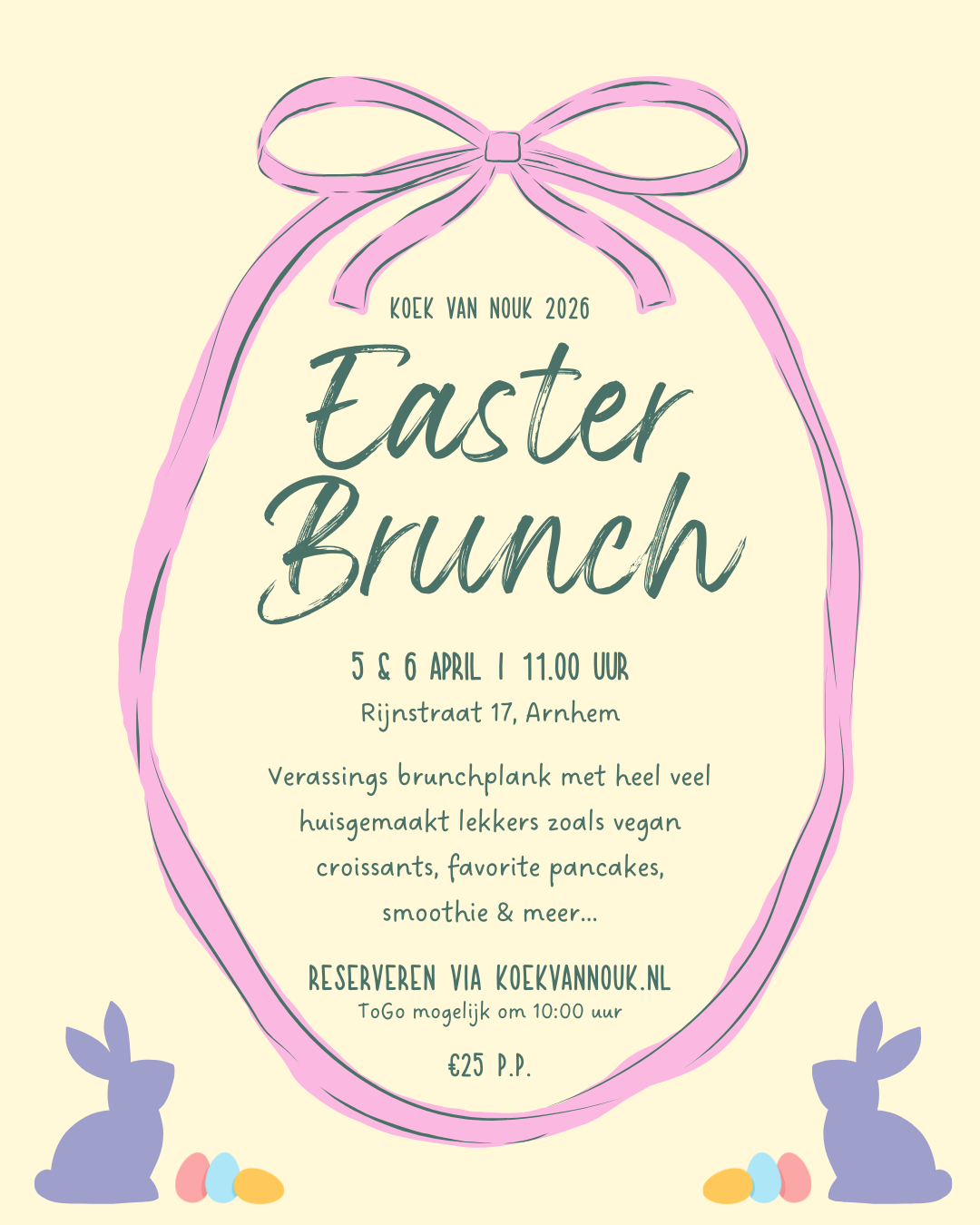 Nouk's Paasbrunch 3 a 4 personen